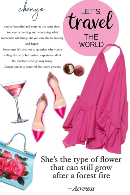 Rosa   Rosa- Combinaciónde moda