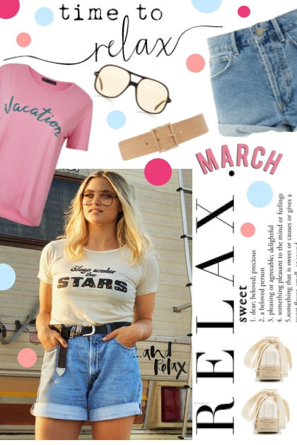 March: time to relax- Fashion set