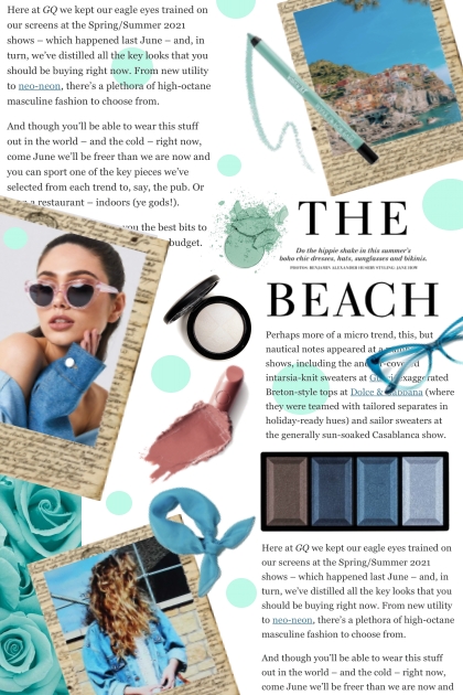 The beach- Combinaciónde moda