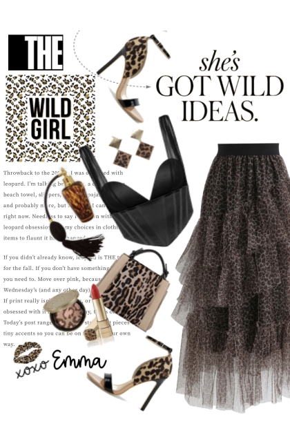 She´s got wild ideas.- Combinazione di moda