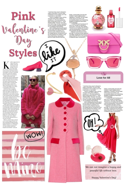 Pink Valentine´s Day Styles- Modna kombinacija