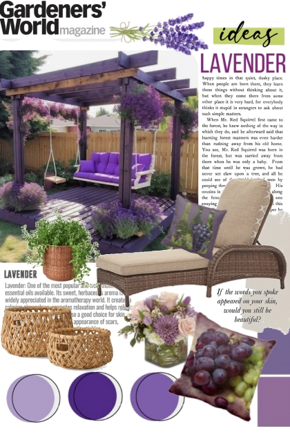 Lavender- Combinaciónde moda
