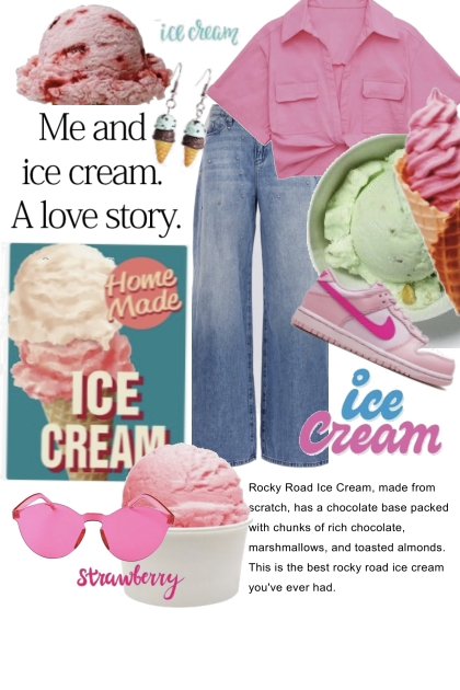 Me and ice cream, a love story- Kreacja