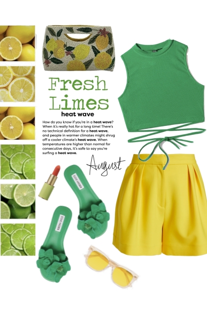Fresh Limes- Combinazione di moda