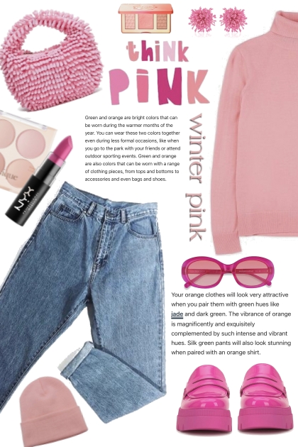 Winter Pink- Combinazione di moda