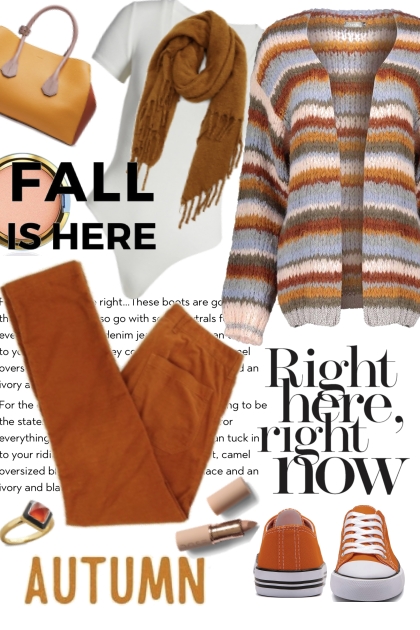 Fall is here- combinação de moda