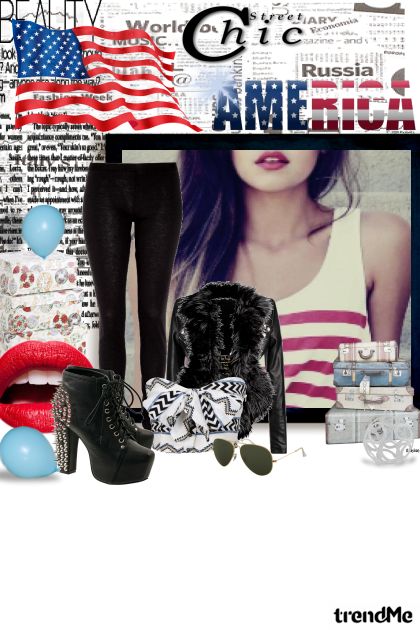 American style!- Modna kombinacija