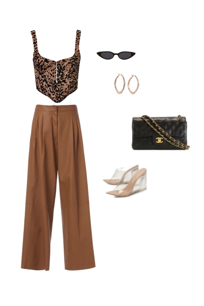 brown and black- Combinazione di moda
