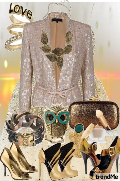 Golden Love- Fashion set