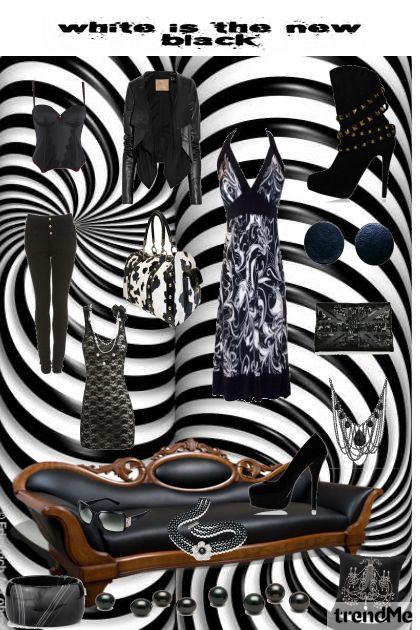 black and white- Fashion set