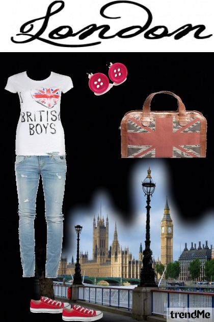 I ♥ LONDON- Модное сочетание