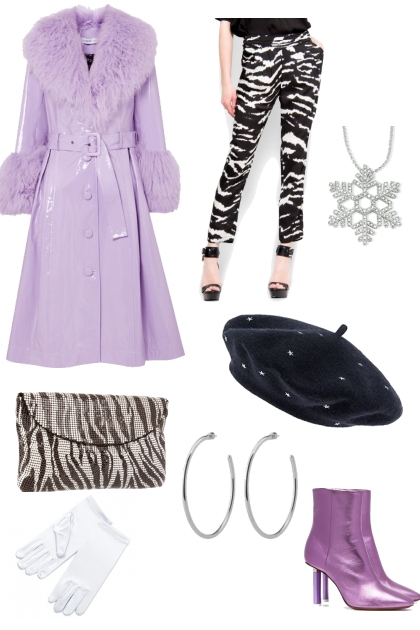 Winter Glamour- Модное сочетание