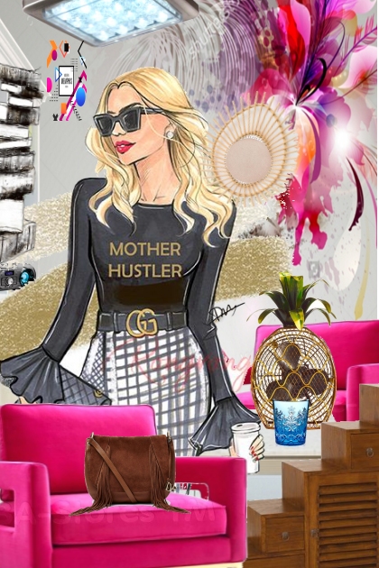 Mother Hustler- combinação de moda