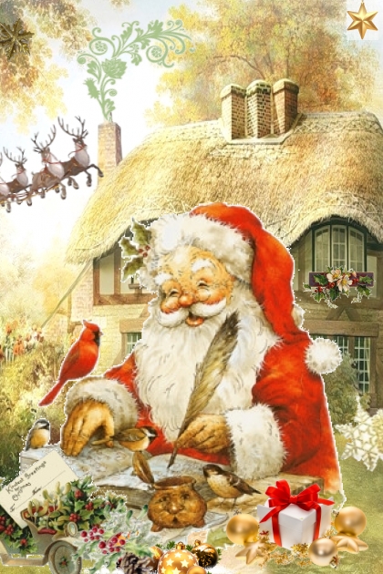 Santa is writing you - Modna kombinacija