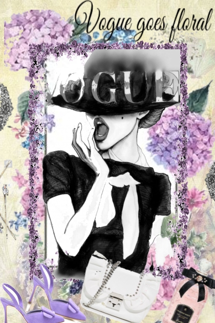 Vogue goes floral- Combinazione di moda