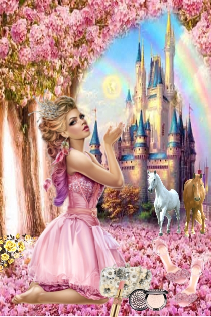Rainbow over Cinderella- Модное сочетание