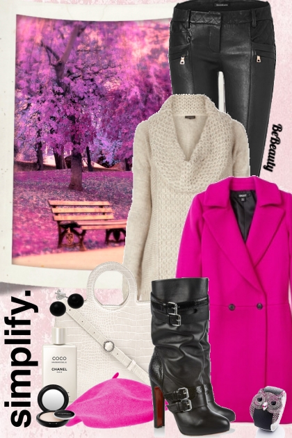 nr 377 - Hot pink coat