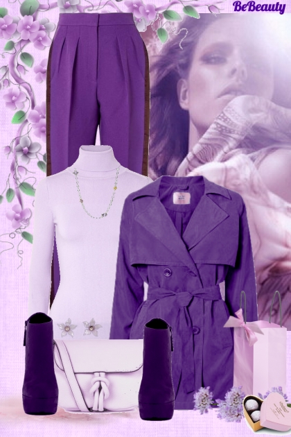 nr 463 - Millennial purple- Modna kombinacija