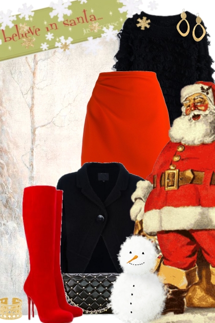 nr 595 - Dear Santa...- Fashion set