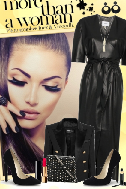 nr 825 - Lady in black- Fashion set