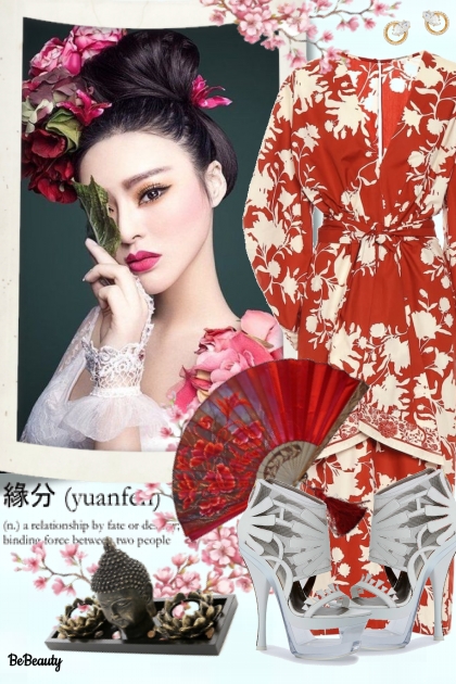 nr 838 - Chinese Spring- Fashion set