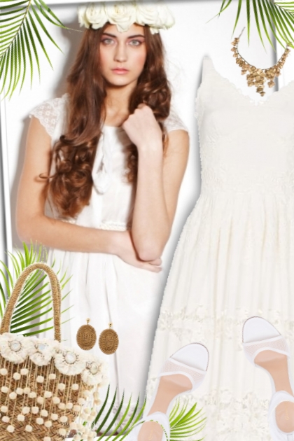 nr 973 - White Summer Style- Модное сочетание