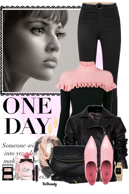 nr 991 - Black & pink- combinação de moda