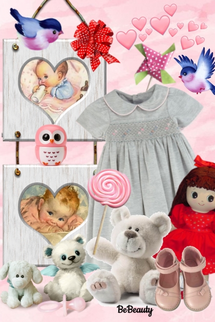 nr 1004 - My sweet baby girl- Fashion set