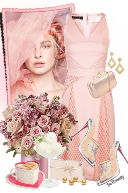 nr 1005 - Pastel pink- Fashion set