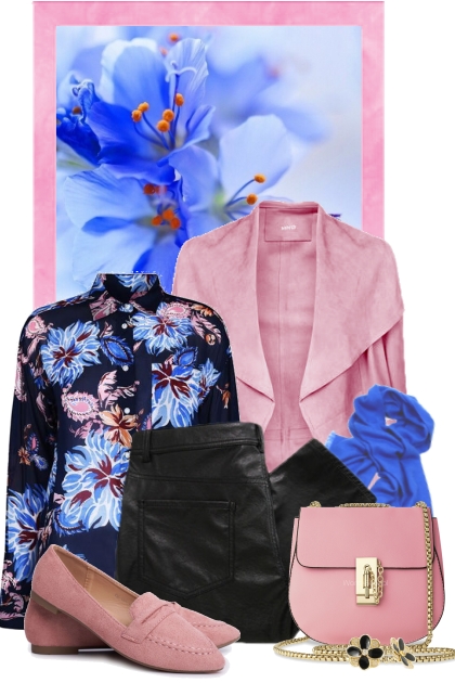 nr 1076 - Floral print for Spring- Modekombination