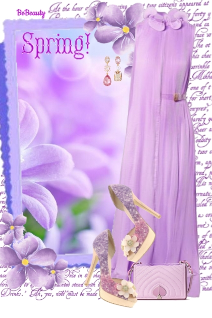 nr 1158 - Purple Spring :)- Fashion set
