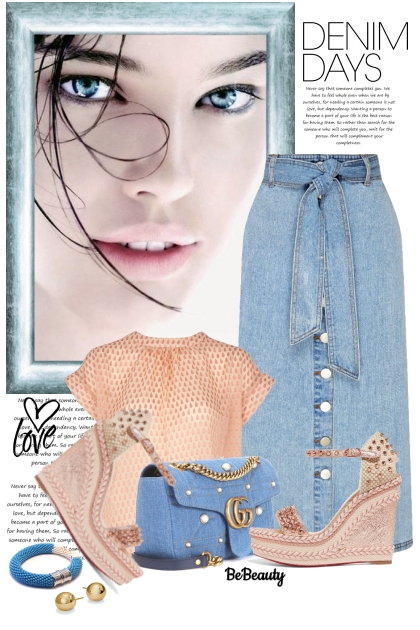 nr 1275 - Denim days- Fashion set