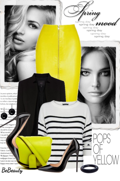 nr 1358 - A pops yellow - Wiosna/Lato 2020 Collection - BeBeauty ...