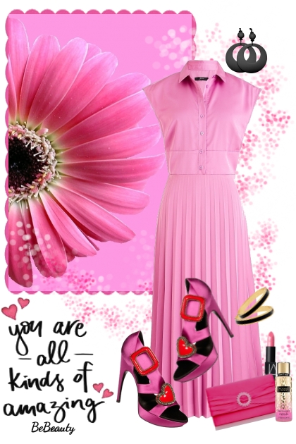 nr 1761 - Sweet pink- Fashion set
