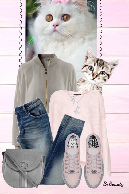 nr 1820 - Cats are cute :)- Fashion set