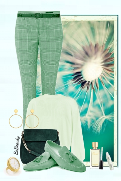 nr 1854 - Green shades- Combinazione di moda