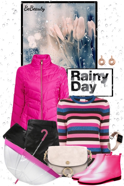nr 1960 - Rainy day- Combinazione di moda