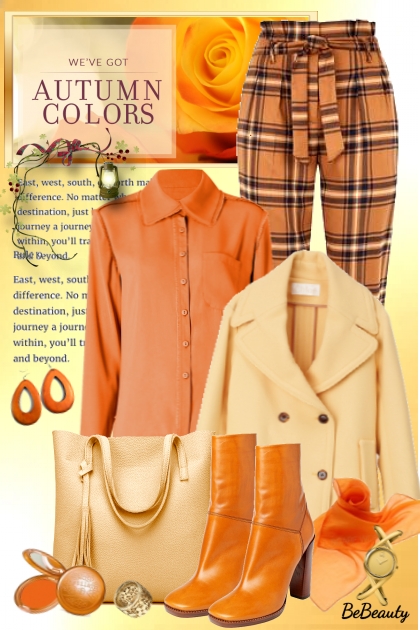 nr 2029 - Autumn shades- Fashion set