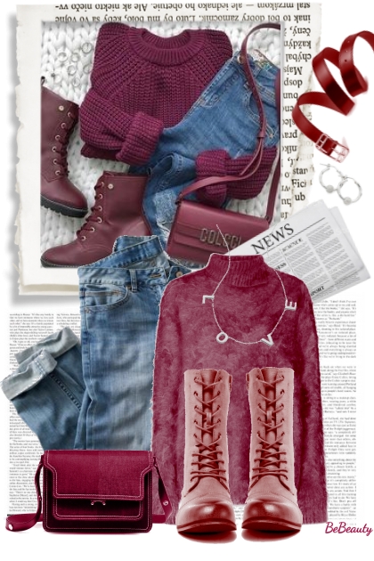 nr 2125 - Autumn casual- Fashion set