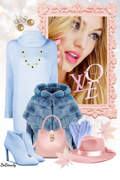 nr 2141 - Autumn in pastels- Fashion set