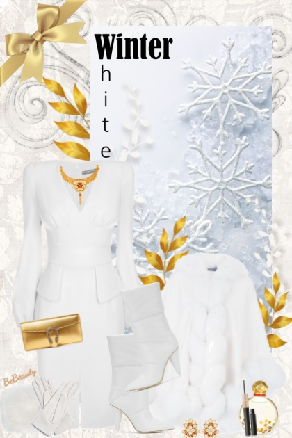 nr 2239 - Winter white ❆❆- Combinazione di moda