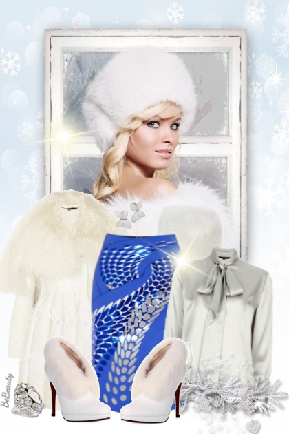 nr 2302 - Winter chic- Fashion set
