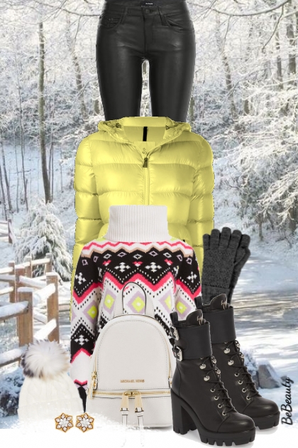 nr 2377 - Winter casual- Combinazione di moda