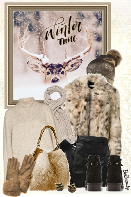 nr 2383 - Winter time- combinação de moda