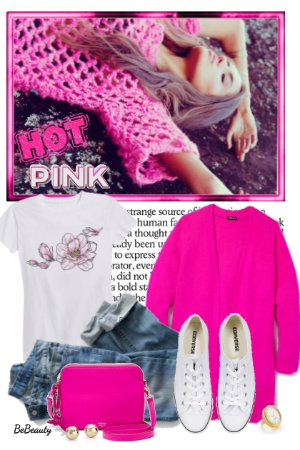 nr 2572 - Hot pink- Combinaciónde moda