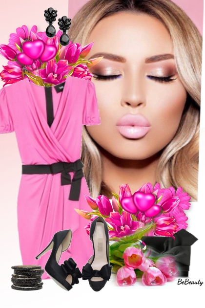 nr 2593 - Sweet pink- Combinaciónde moda