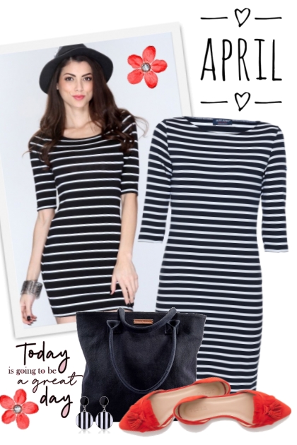 nr 2785 - Striped dress