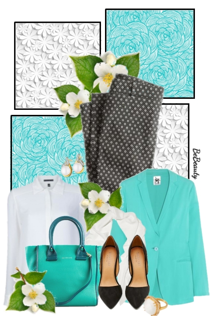 nr 2807 - Spring office style- Fashion set
