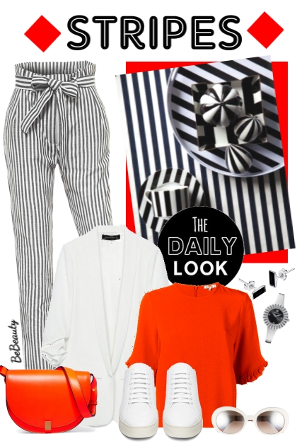 nr 2818 - Stripes- Combinaciónde moda