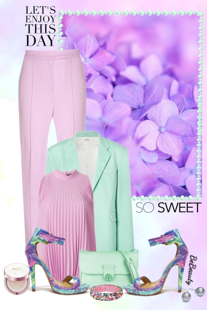 nr 2819 - Sweet pastels- Modna kombinacija